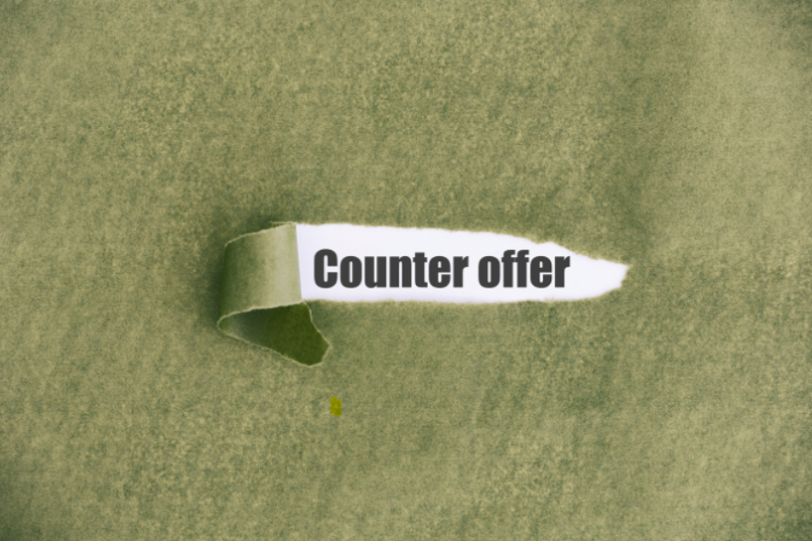 Counter offers – stats suggest of the 50% of candidates who accepted their counter offers.....